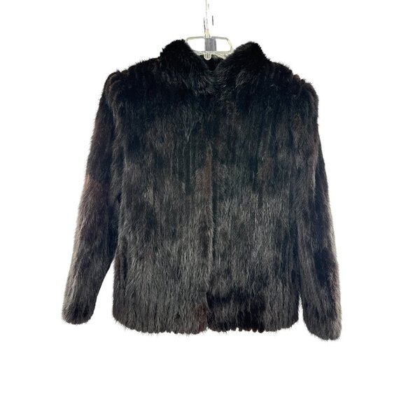 Saga Mink Fur Coat Jacket Womens Size S - Picture 1 of 7